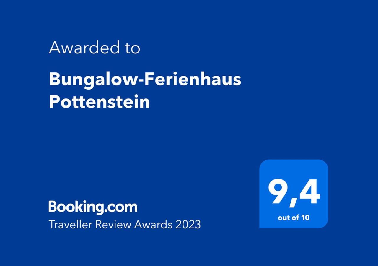 Bungalow-Ferienhaus Pottenstein Dış mekan fotoğraf